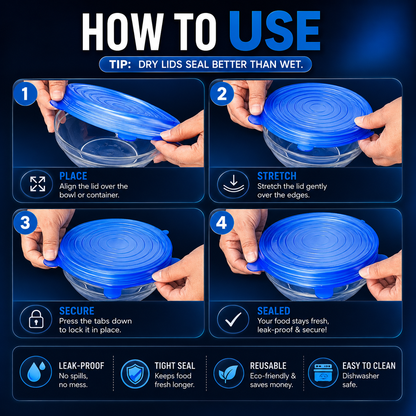 FreshSeal Lids (Value Pack Of 6)